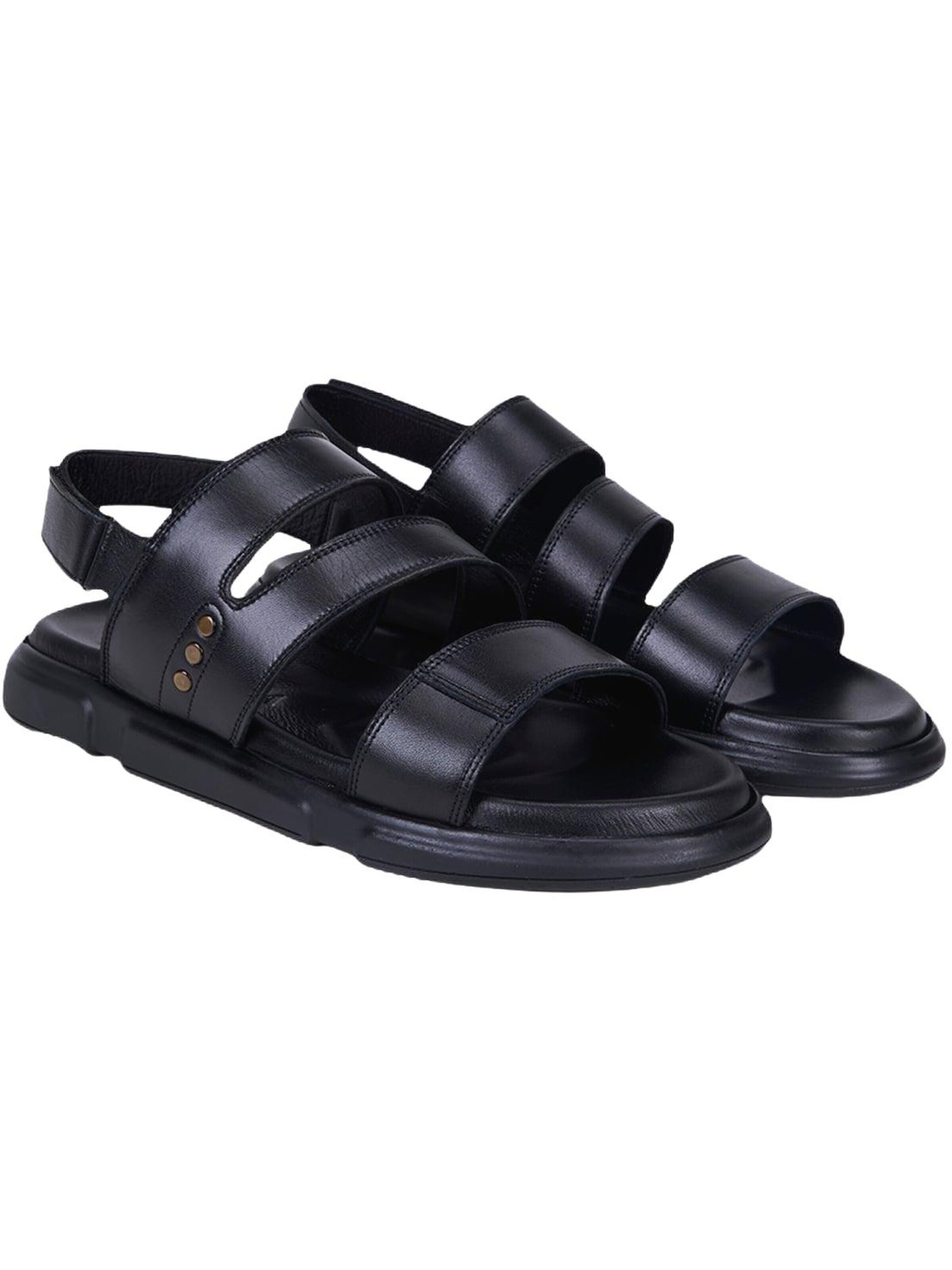 Desa Sandals 'Sandalen' in Black: front
