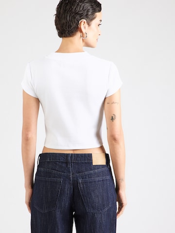 Calvin Klein Jeans Shirt in Wit: terug
