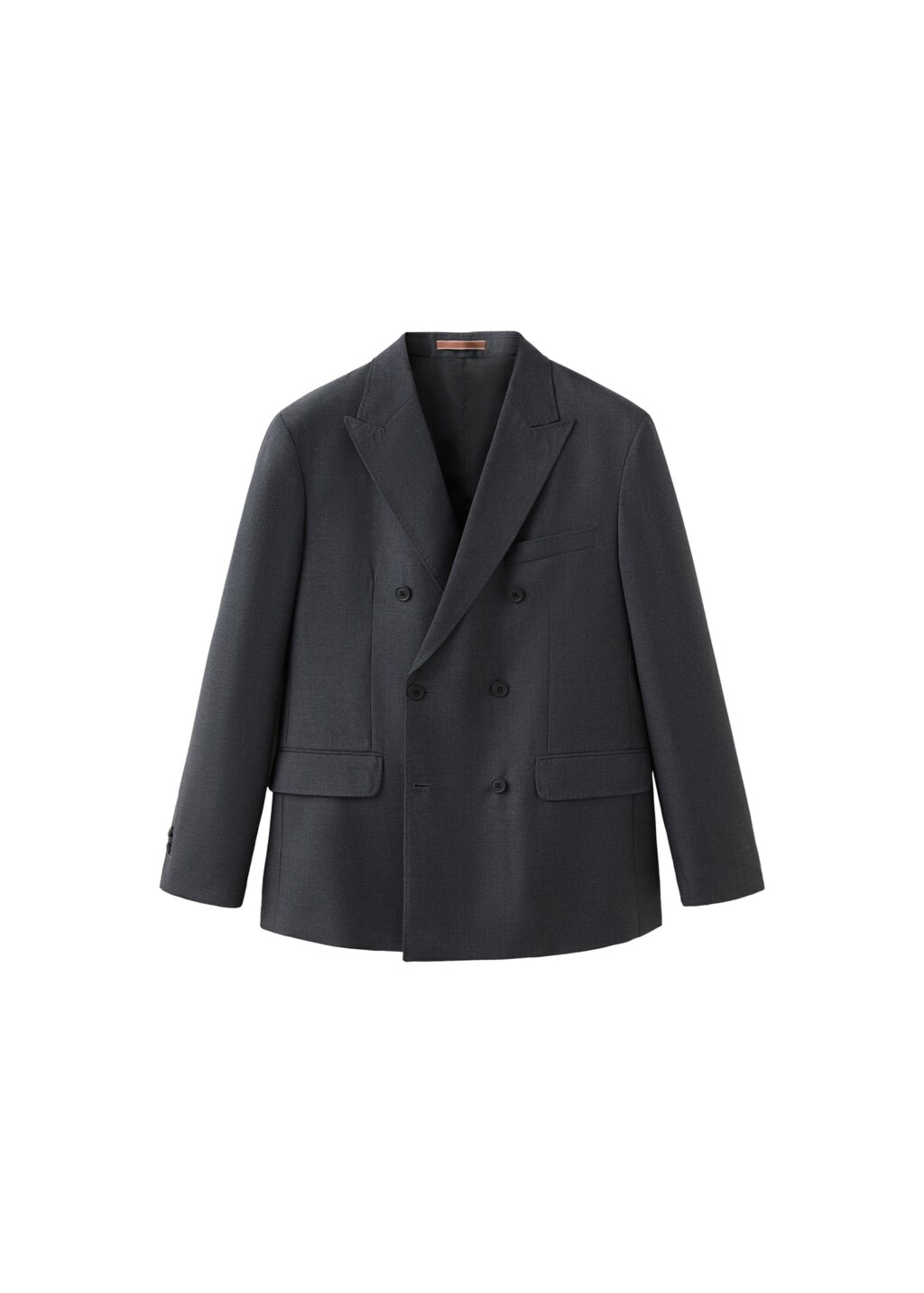 MANGO MAN Slim Fit Sakko 'Siena' in Grau: Vorderseite