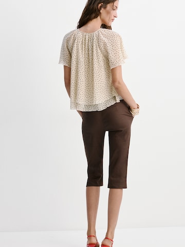 MANGO Bluse 'LURDI' in Weiß