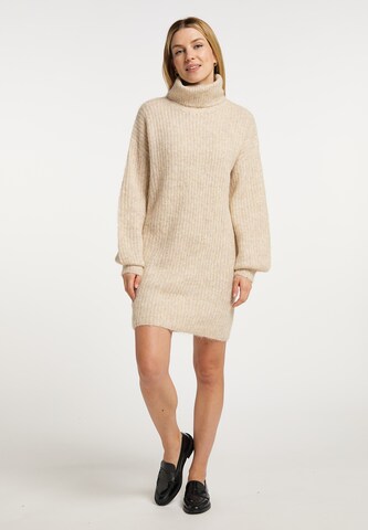 Usha Knitted dress in Beige