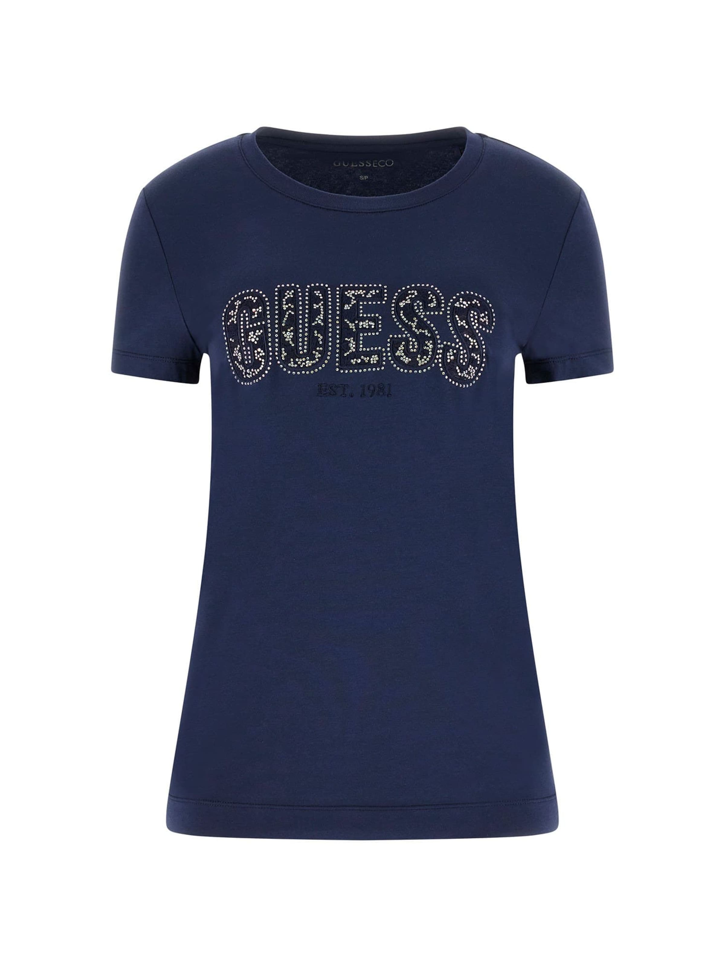 GUESS T-Shirt in Blau: Vorderseite