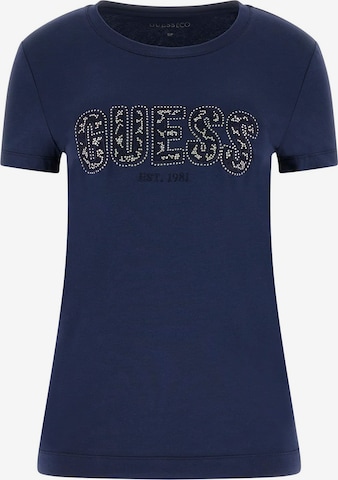 mėlyna GUESS Marškinėliai: priekis