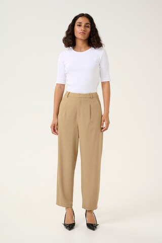 Kaffe Tapered Pants 'Merle' in Beige