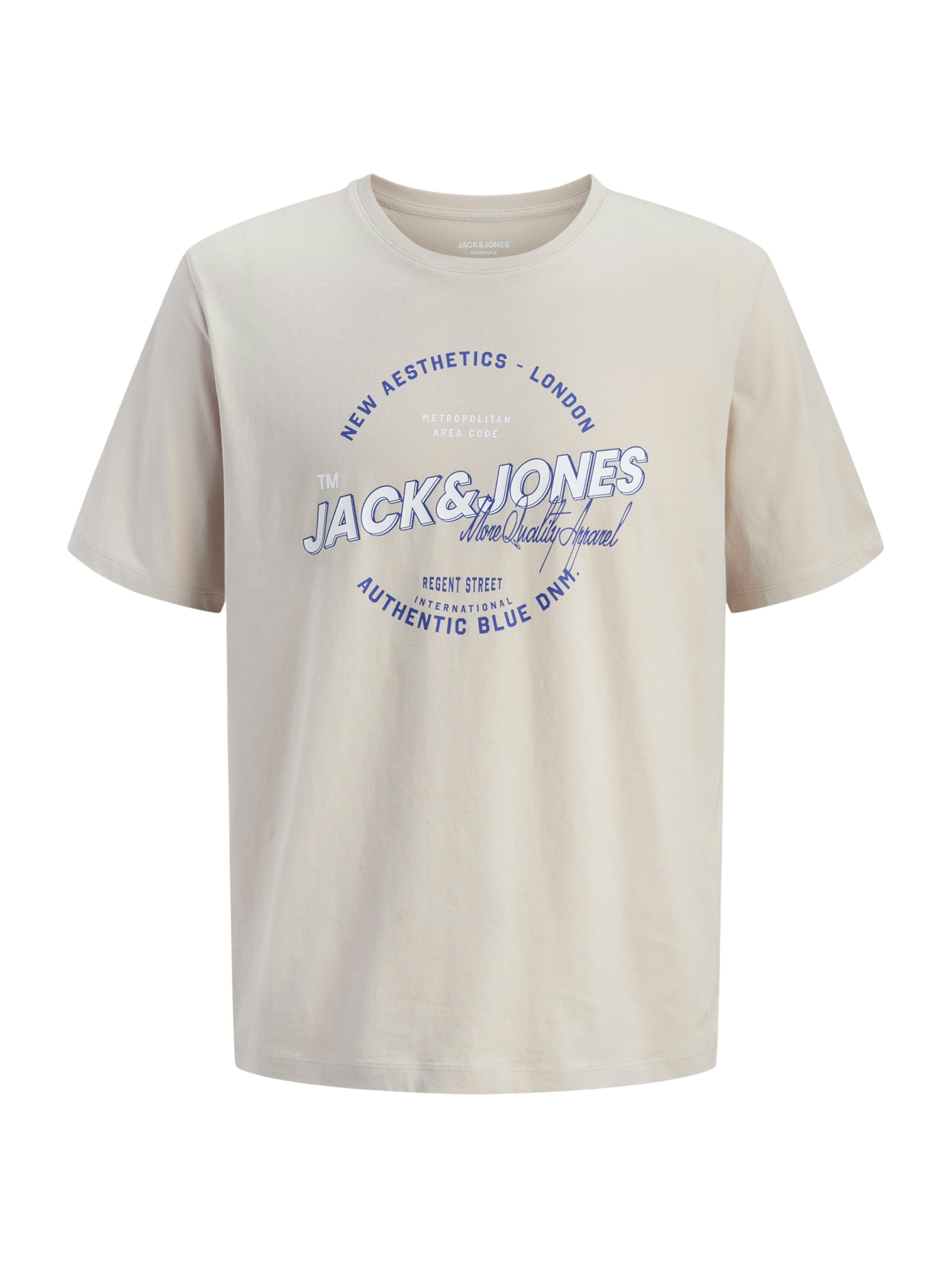 JACK & JONES - Camiseta en beige: frente