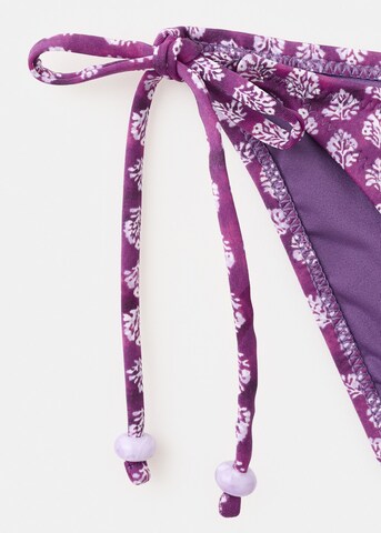 MANGO TEEN Triangle Bikini 'Natalia' in Purple
