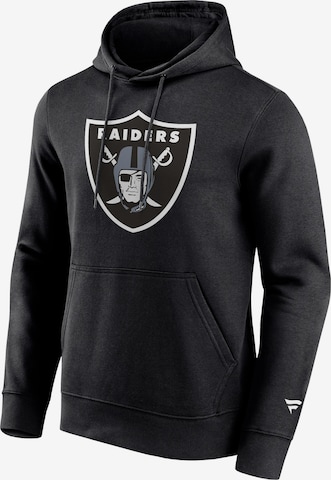 Fanatics Sweatshirt 'Las Vegas Raiders' in Schwarz: predná strana