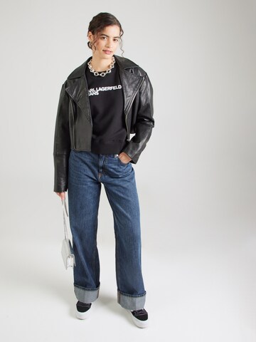 KARL LAGERFELD JEANS Суичър 'ESSENTIAL' в черно
