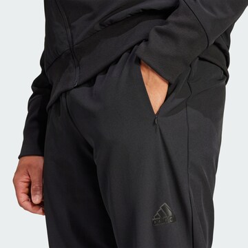 Tapered Pantaloni sport 'Z.N.E.' de la ADIDAS SPORTSWEAR pe negru