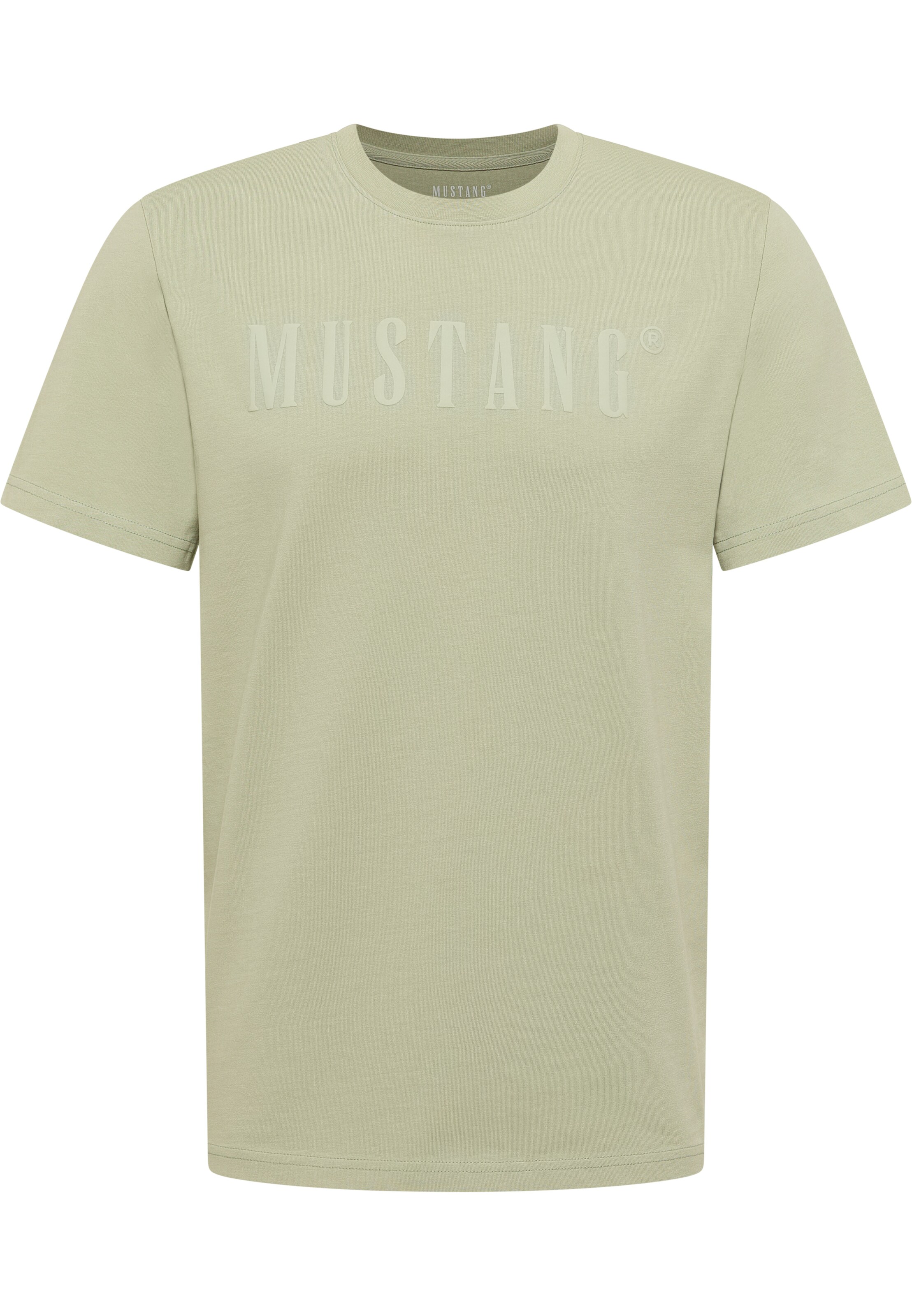 MUSTANG Shirt 'Austin' in Grün: Vorderseite