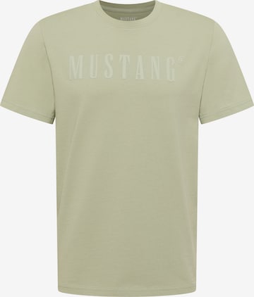 MUSTANG Shirt 'Austin' in Grün: Vorderseite