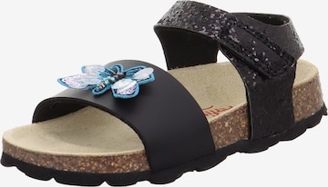 SUPERFIT Sandalen in Zwart: voorkant