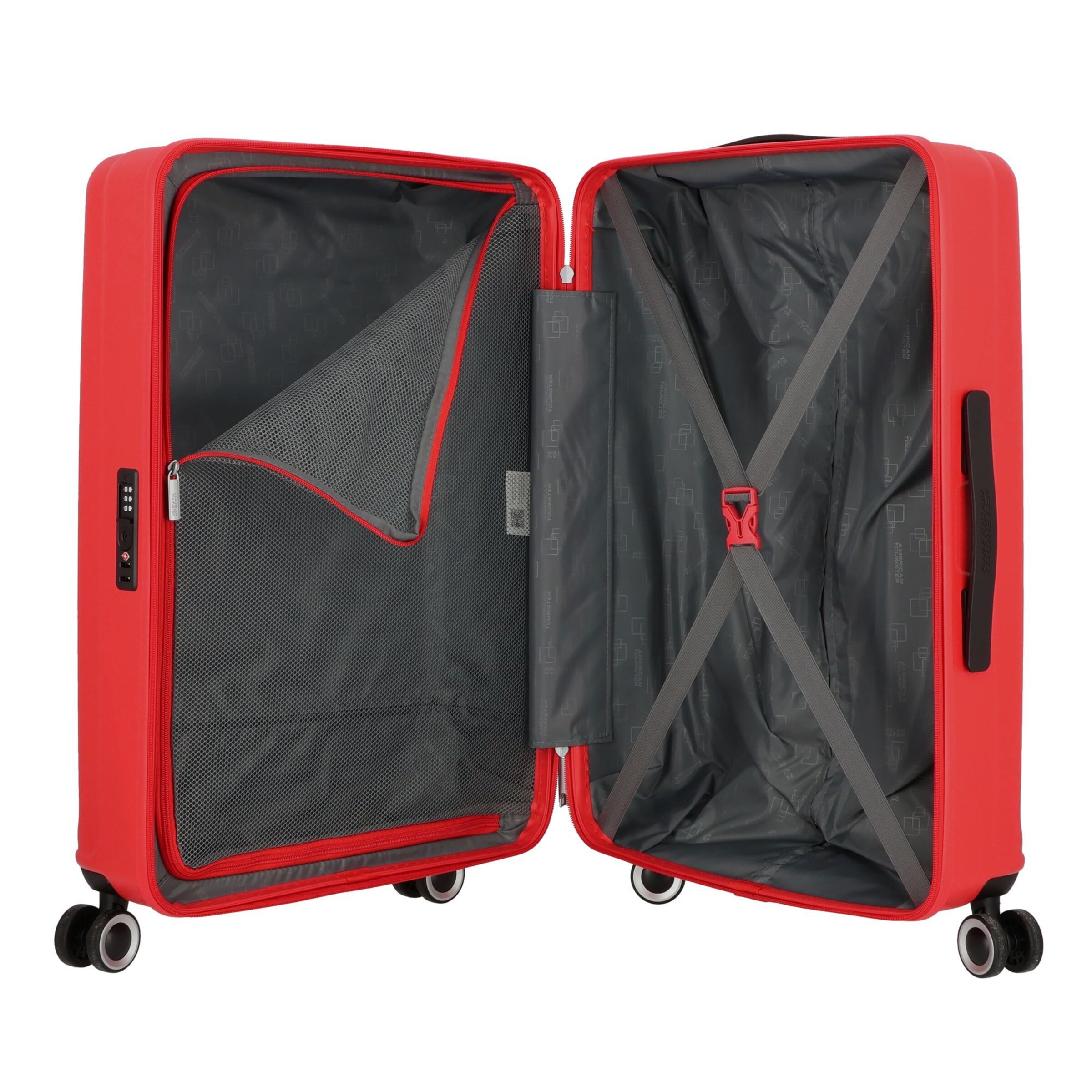 Ensemble de bagages American Tourister en rouge