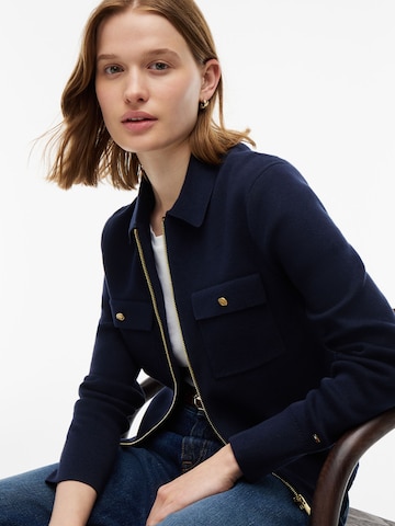 TOMMY HILFIGER Strickjacke in Blau