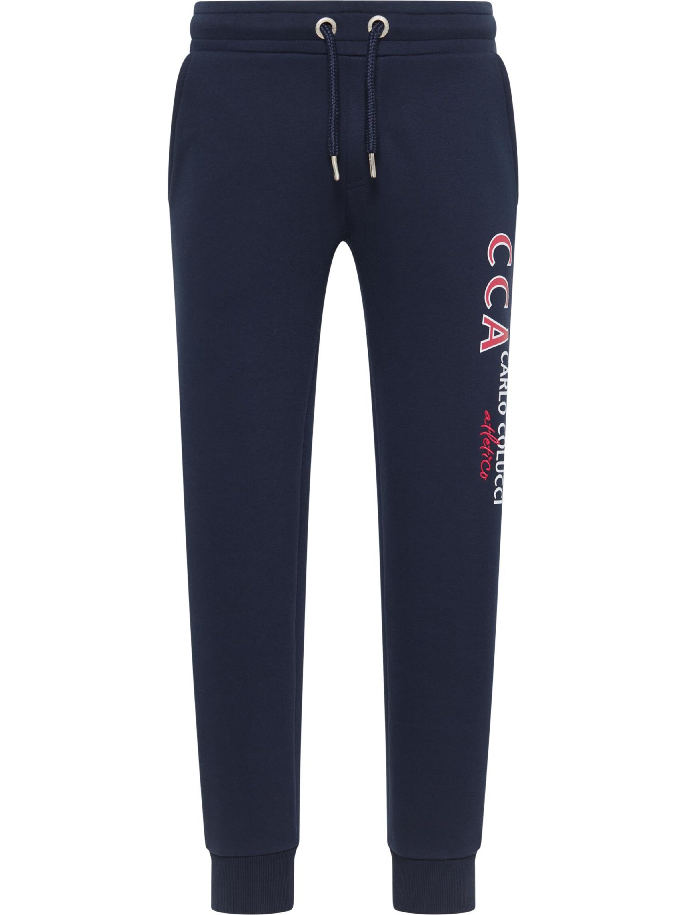 Effilé Pantalon 'D'Ambra' Carlo Colucci en bleu : devant