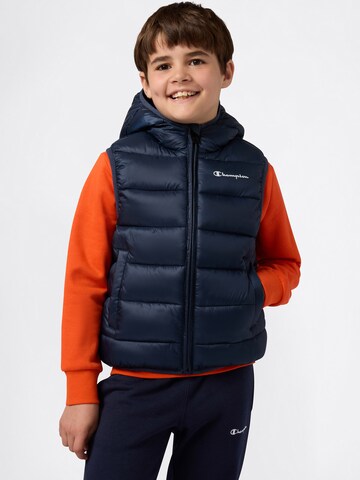 Gilet Champion Authentic Athletic Apparel en bleu : devant