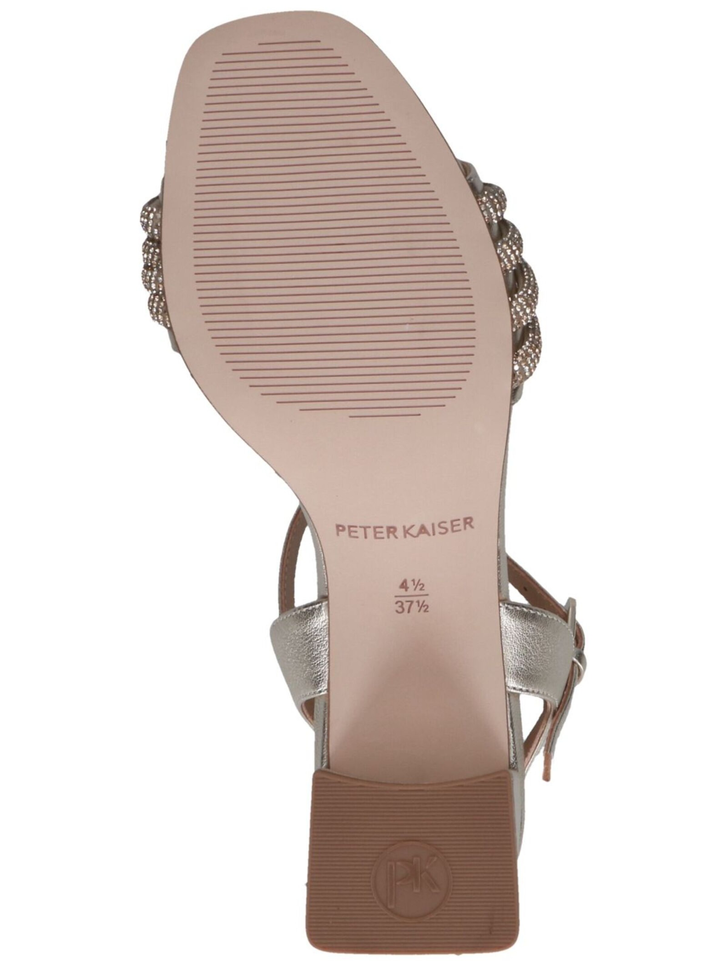 PETER KAISER Strap Sandals in Gold