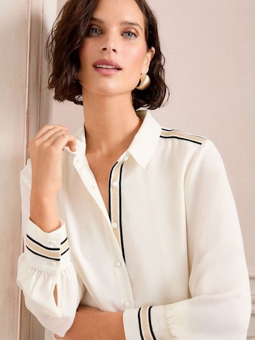 Camicia da donna di love & roses in bianco