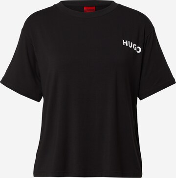 HUGO - Camiseta para dormir 'Unite' en negro: frente