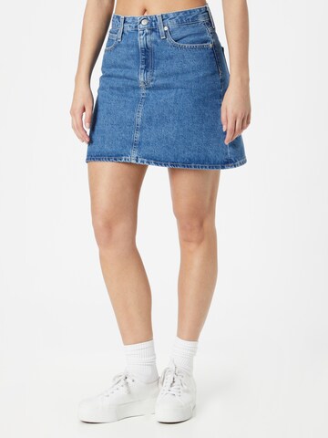 Calvin Klein Jeans Skirt in Blue: front