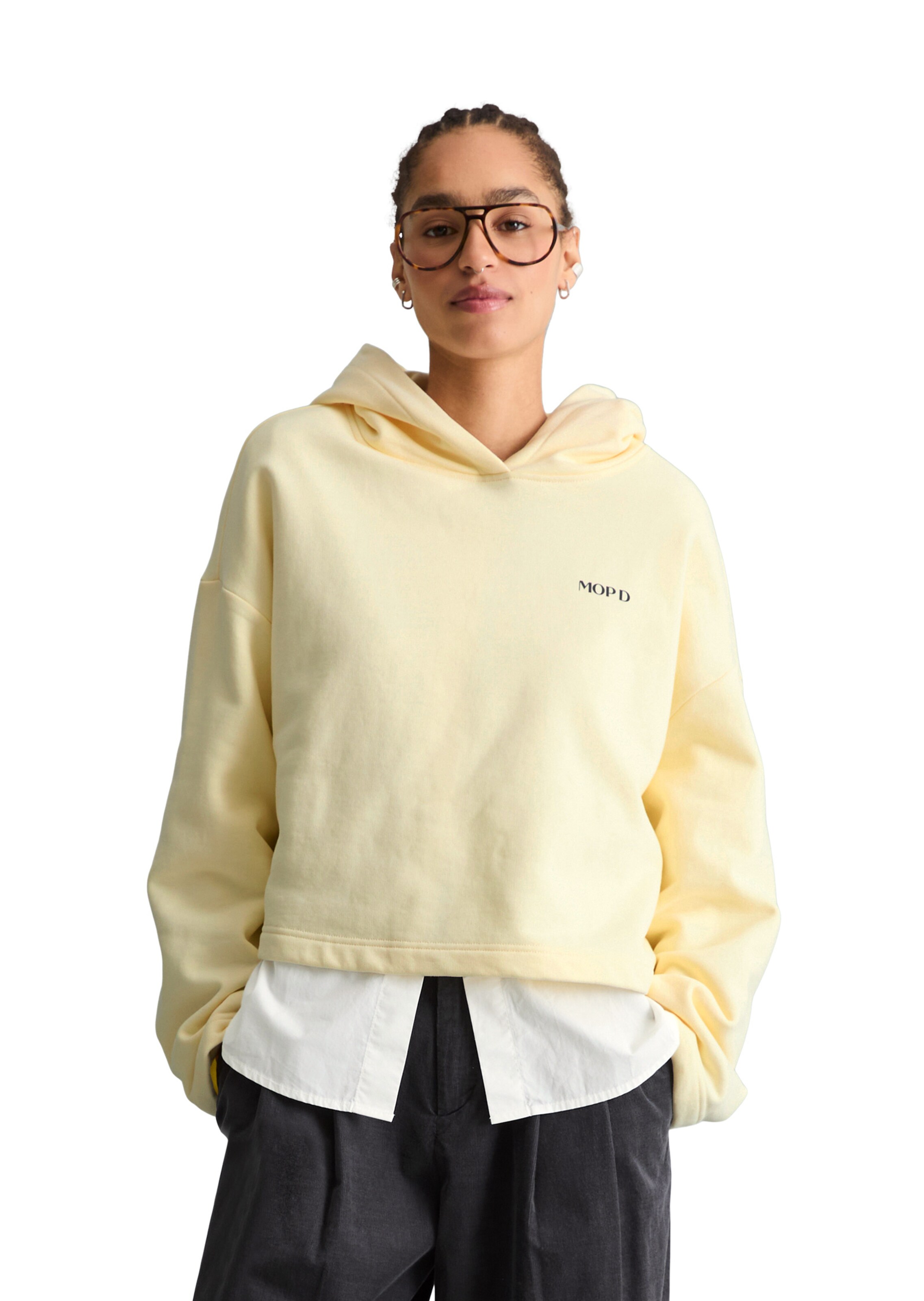 Marc O'Polo DENIM Sweatshirt in Yellow: front