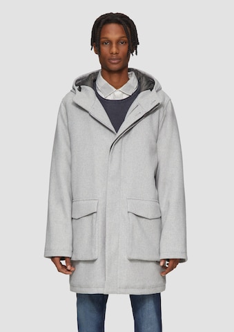 Manteau mi-saison QS en gris : devant