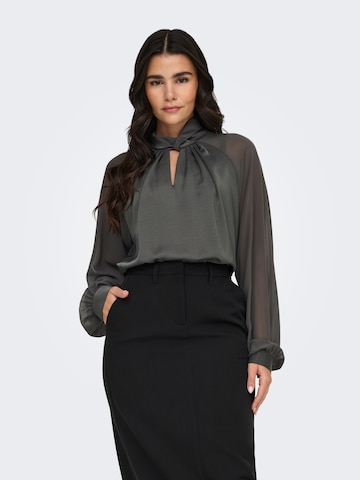JDY Bluse 'JDYUrba' in Grau: Vorderseite