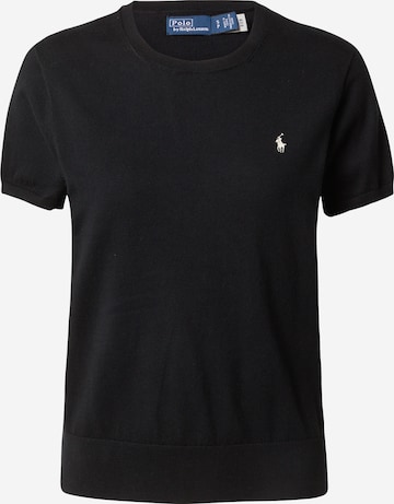 Pull-over Polo Ralph Lauren en noir : devant