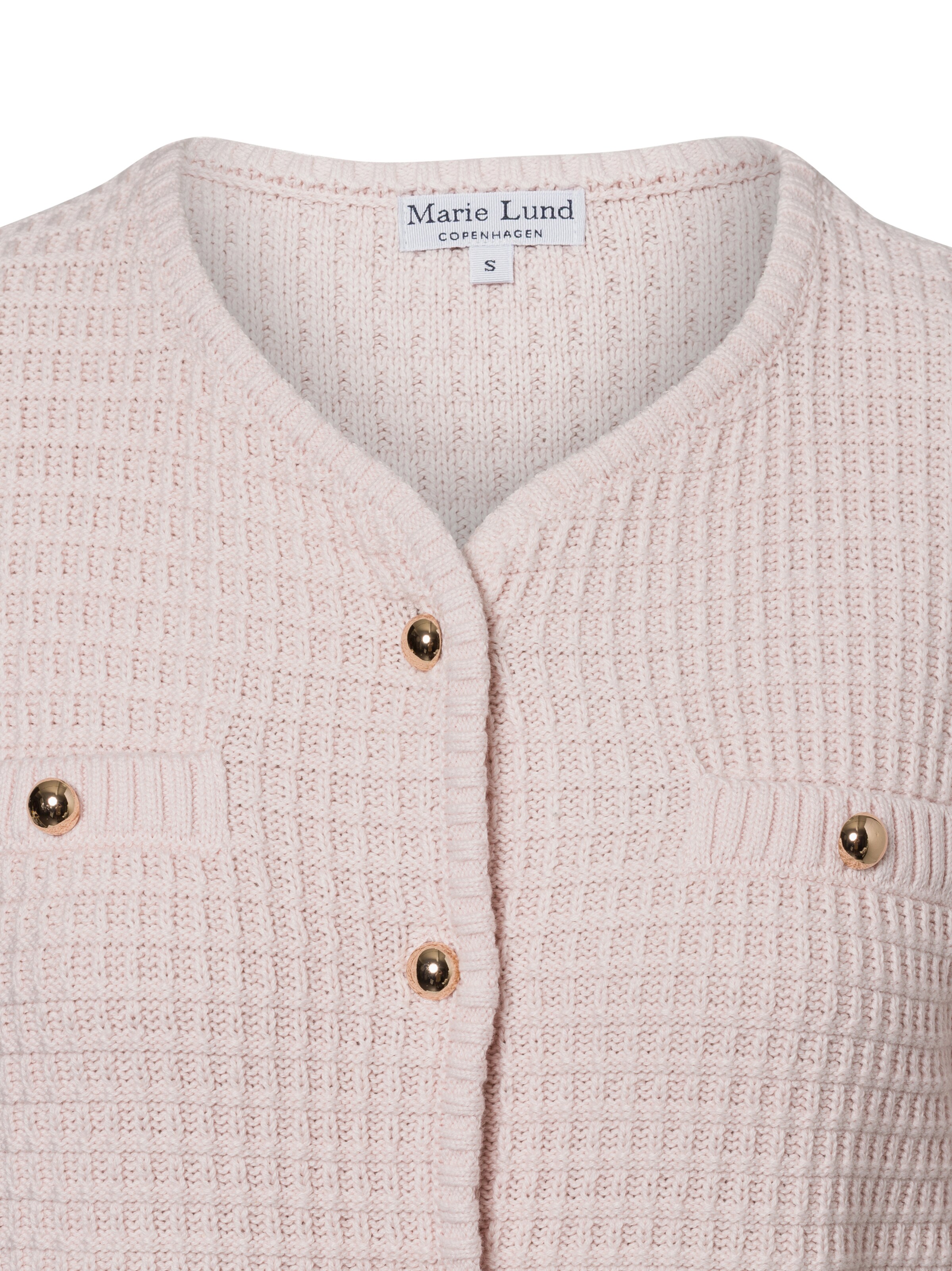 Marie Lund Knit cardigan in Pink