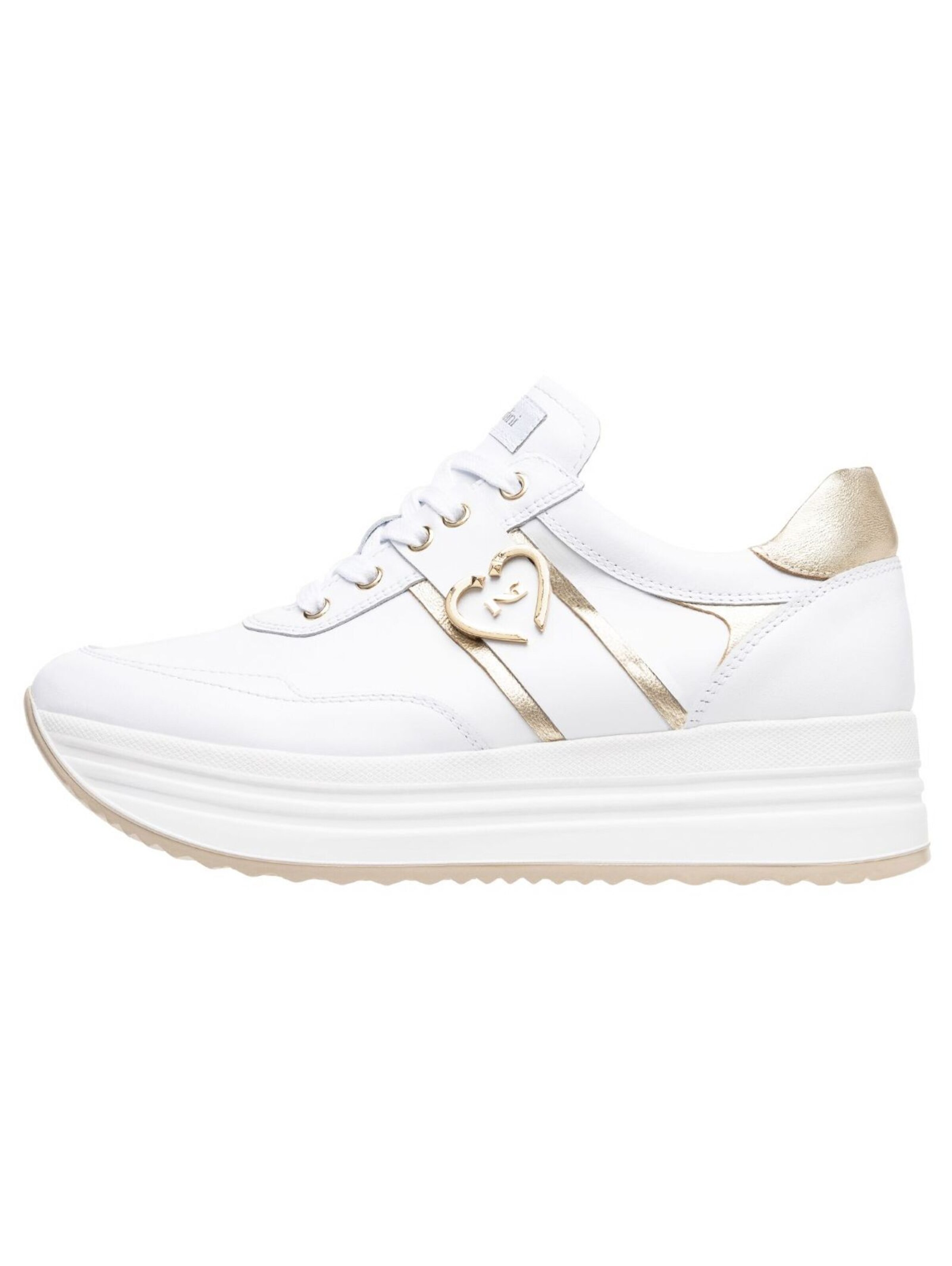 Baskets basses Nero Giardini en blanc