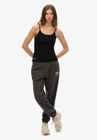 Superdry Bootcut Broek 'Athletic Essential' in Grijs