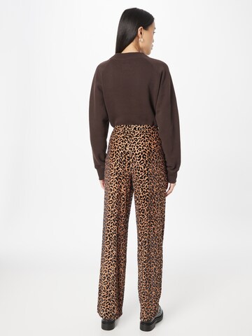 Wide Leg Pantalon 'KIMIA' The Frolic en marron