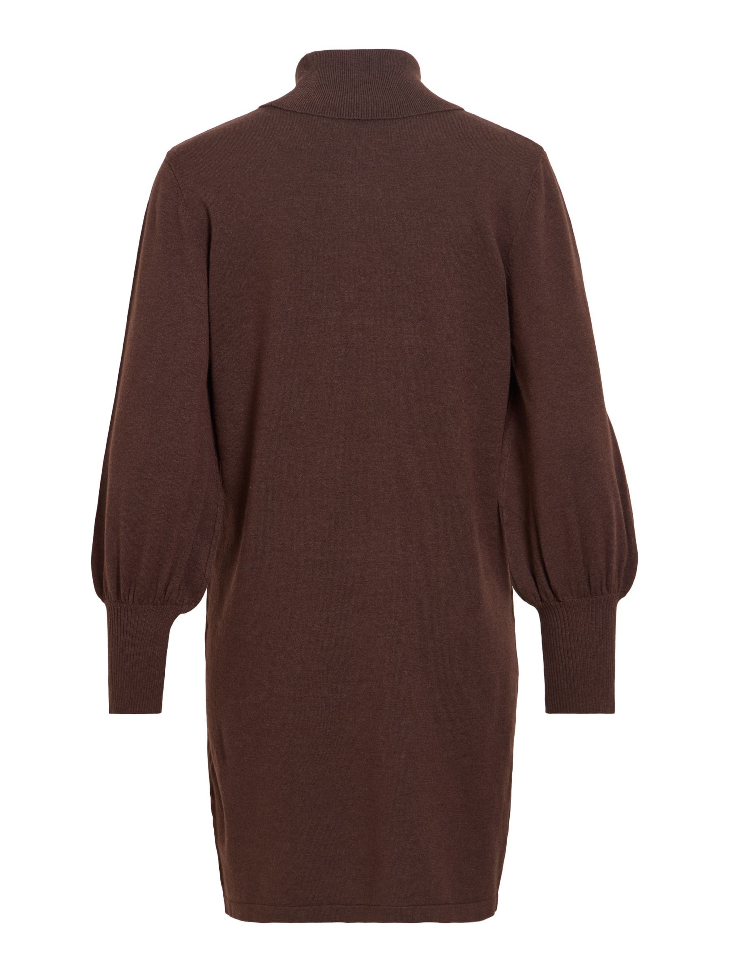 VILA Knit dress 'VIKerry' in Brown