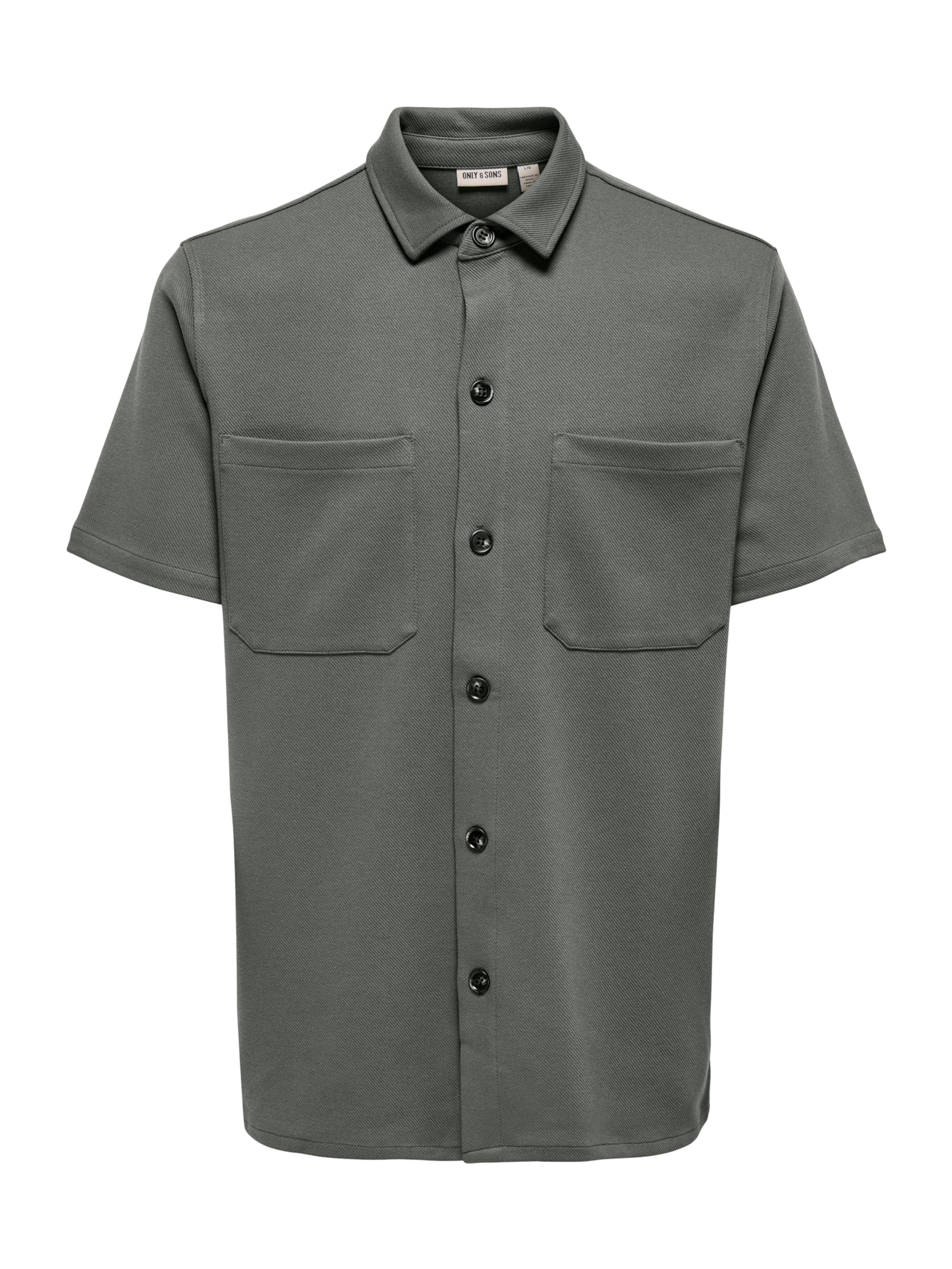 Regular fit Camicia 'ONSNEWKODYL' di Only & Sons in grigio: frontale