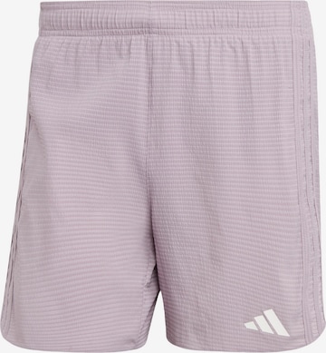 ADIDAS PERFORMANCE Slimfit Sportbroek ' Move for the Planet ' in Lila: voorkant
