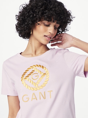 GANT T-shirt i lila