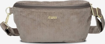 ZWEI Belt bag 'Mademoiselle' in Brown: front
