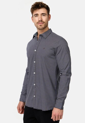 INDICODE JEANS Regular Fit Hemd in Blau