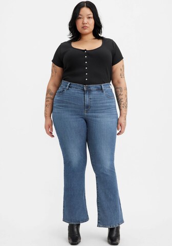 Levi's® Plus Flared Jeans '726 PL HR Flare' i blå