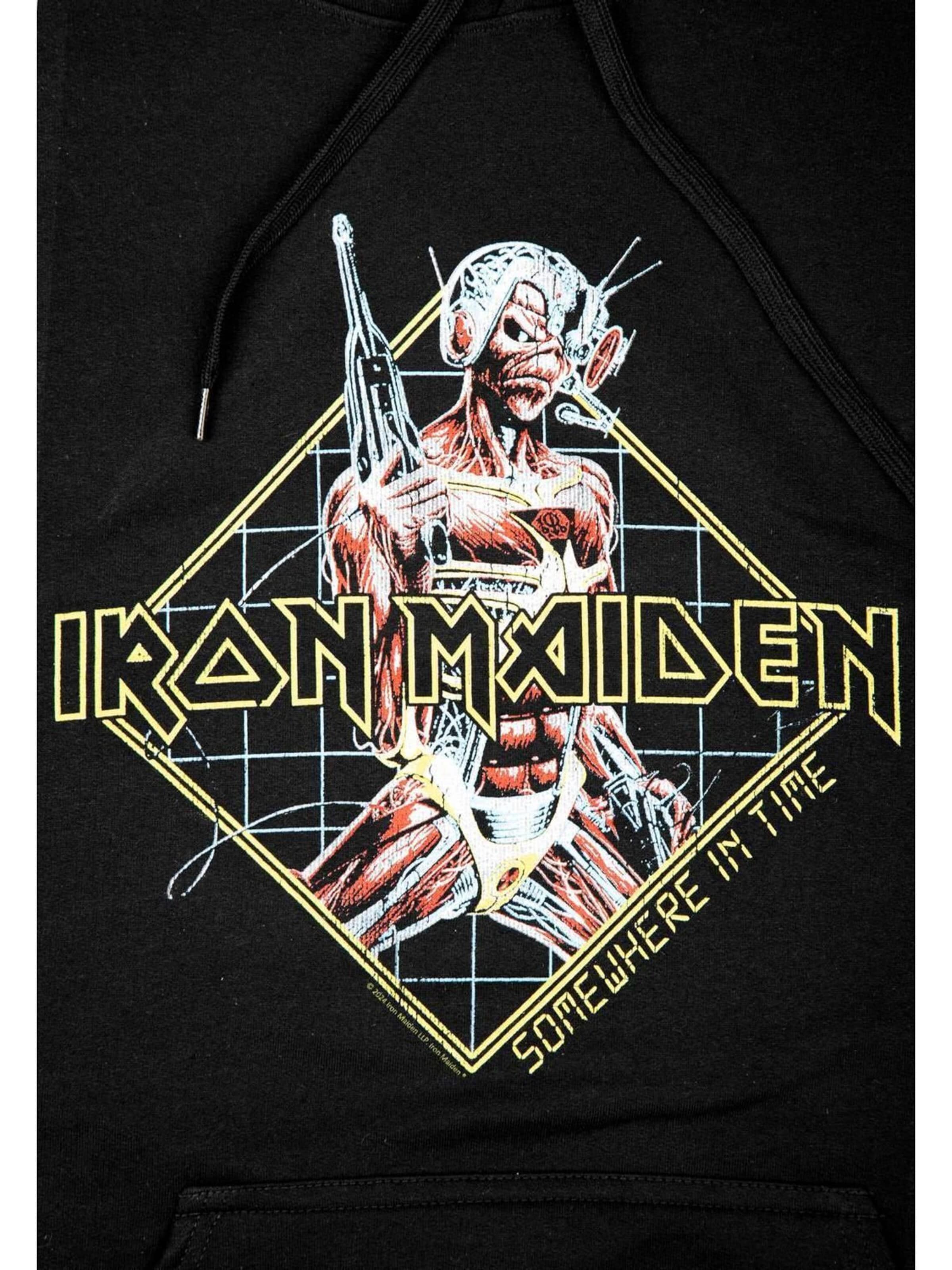 Iron Maiden Sweatshirt 'Somewhere In Time' in Schwarz