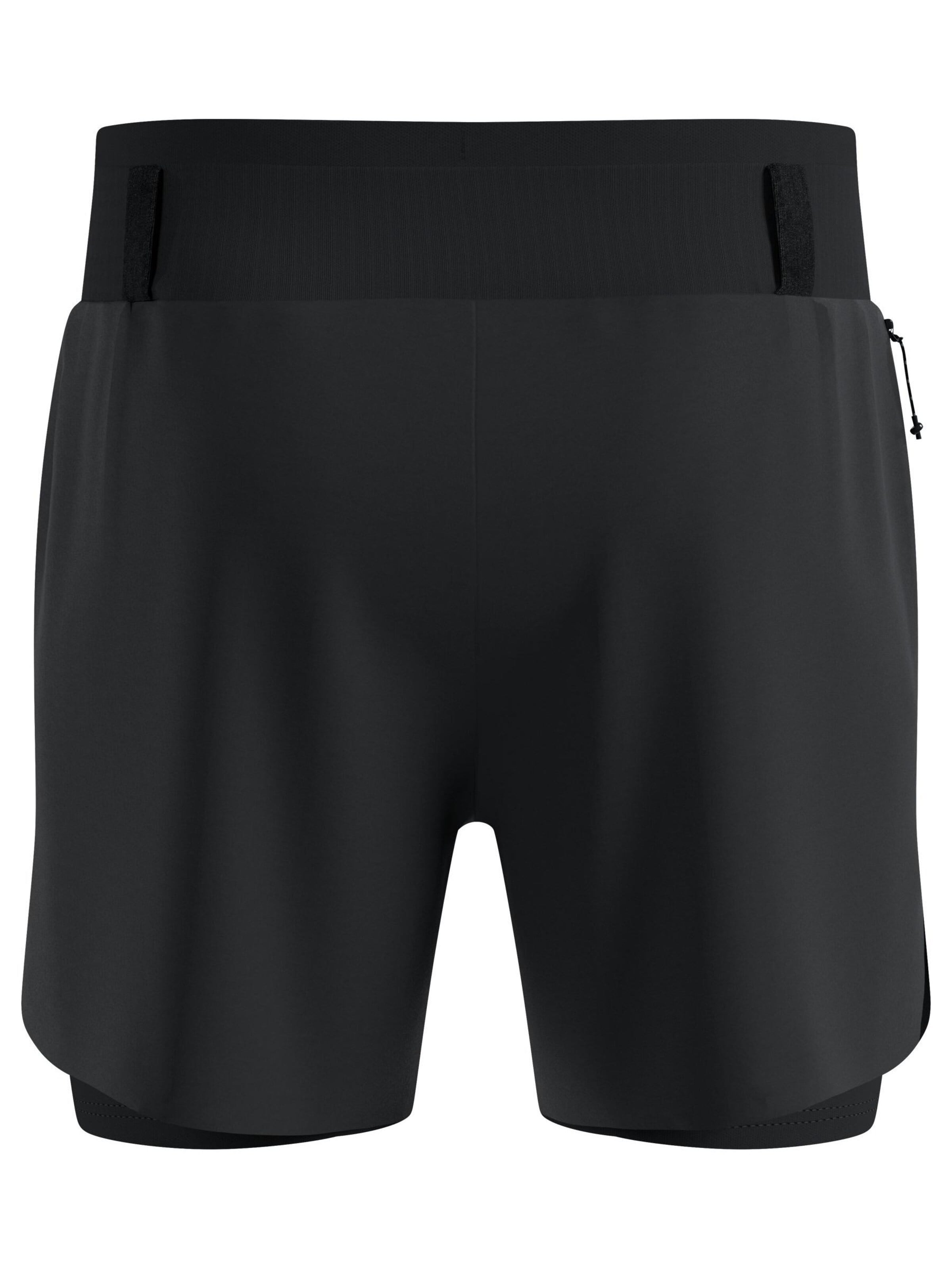 ODLO Regular Sportbroek 'X-ALP TRAIL 6 INCH' in Zwart