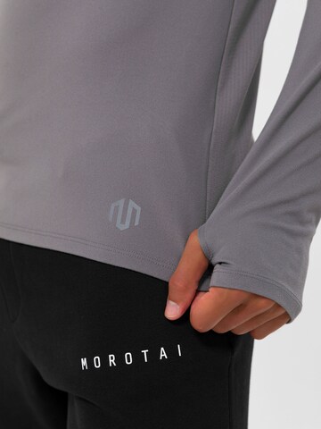 MOROTAI Funktionsshirt 'TRAINING DRY' in Grau