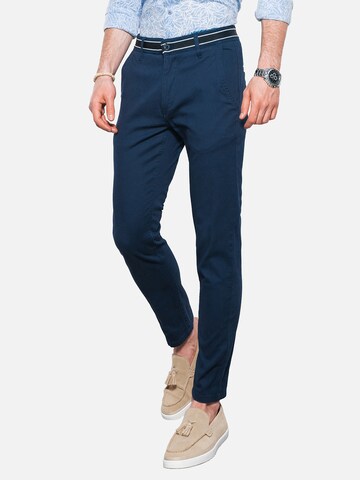 Ombre Regular Chino Pants 'P156' in Blue
