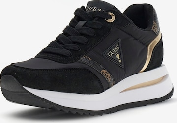 juoda GUESS Sportbačiai be auliuko 'EAGAR': priekis