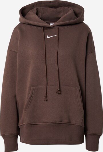 Nike Sportswear Sportisks džemperis, krāsa - brūns / balts, Preces skats