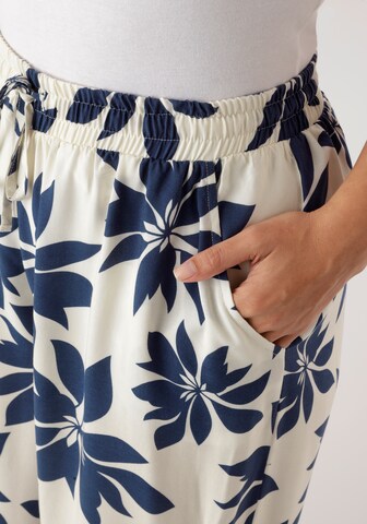 Aniston Wide Leg Hose in Weiß