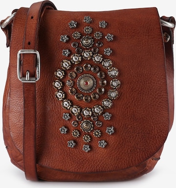 Borsa a tracolla 'Giada' di Campomaggi in marrone: frontale