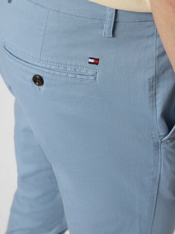 TOMMY HILFIGER Slimfit Chinohose ' Bleecker ' in Blau