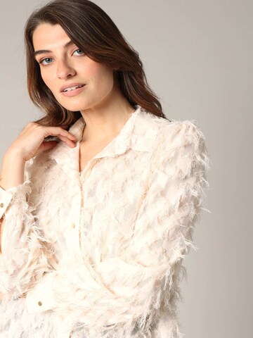 Chemisier 'Froufrou' Deeluxe en beige