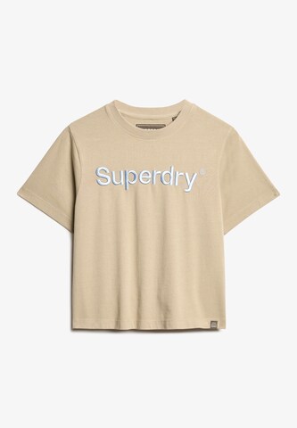 T-shirt Superdry en gris : devant